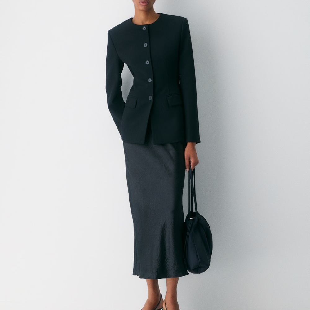 Aritzia Babaton Slip Satin Maxi Skirt